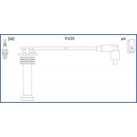 HITACHI 134672 - HUCO FORD К-кт высоковольтных проводов Focus.Mondeo.Transit Connect 1.8-2.0