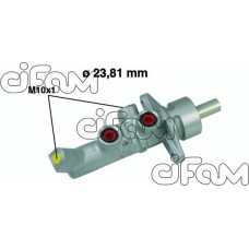 Cifam 202-647 - CIFAM TOYOTA головний гальмівний циліндр 2 виходи M10. без ESP AVENSIS 03-08. COROLLA 04-09