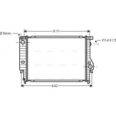 Ava Quality Cooling BW2047 - Радіатор, система охолодження двигуна