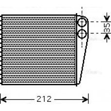 Ava Quality Cooling DNA6256 - AVA RENAULT радіатор опалення Clio III. Nissan Micra III. Note. N200 03-