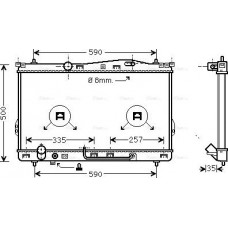 Ava Quality Cooling HY2078 - Радіатор, система охолодження двигуна