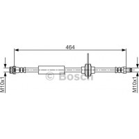 BOSCH 1987481702 - BOSCH FORD гальмівний шланг задн. KUGA II