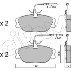 Cifam 822-072-3 - CIFAM CITROEN Тормозные колодки передн.Jumpy.Fiat Scudo.Peugeot 94-