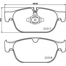 HELLA PAGID 8DB 355 024-801 - HELLA VOLVO Тормозные колодки передн.".18". S60 III.S90 II.V60 II.V90 II.XC40-60.XC90 II