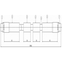 CAVO C900 218A - CAVO VW шланг гальмівний передн. Passat 00- AUDI A8 94- 365мм