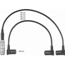 BorgWarner (BERU) ZEF466 - BERU DB К-кт проводів запалювання 5шт. W123 124 201 200 230