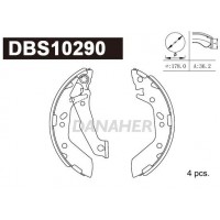 DBS10290 DANAHER Комплект гальмівних колодок