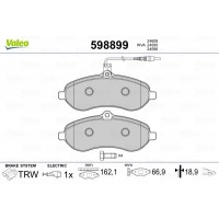 598899 VALEO КомплеК т гальмівних колодок, дискове гальмо