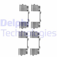 LX0479 DELPHI Комплектуючі колодки дискового гальма