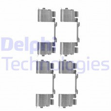 LX0479 DELPHI Комплектуючі колодки дискового гальма
