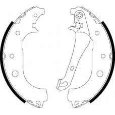 8DB 355 022-231 HELLA PAGID Комплект гальмівних колодок