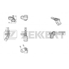 SE-6016 ZEKKERT Датчик частота обертання колеса
