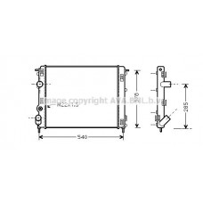 RTA2302 AVA QUALITY COOLING Радіатор охолодження двигуна