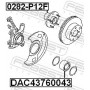 0282-P12F FEBEST Ступиця колеса