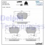 LP1672 DELPHI Комплект гальмівних колодок дисковий гальм