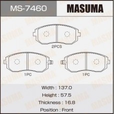 MS-7460 MASUMA Комплект гальмівних колодок