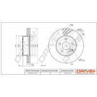 DP1010.11.1454 Dr!ve+ Гальмівний диск