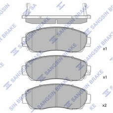 SP2115 Hi-Q Комплект гальмівних колодок дисковий гальм
