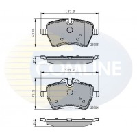 CBP01673 COMLINE Комплект гальмівних колодок дисковий гальм