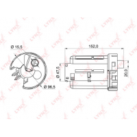 LF-365M LYNXauto Паливний фільтр