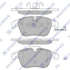 SP2207 Hi-Q Комплект гальмівних колодок дисковий гальм