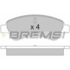 BP3504 BREMSI Комплект гальмівних колодок дисковий гальм