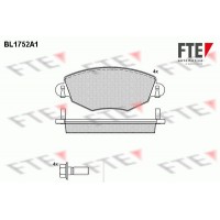 BL1752A1 FTE Комплект гальмівних колодок дисковий гальм