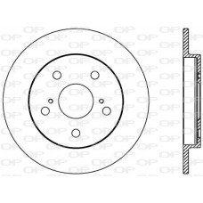 BDA2397.10 OPEN PARTS Гальмівний диск