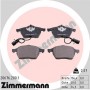 20676.200.1 ZIMMERMANN КомплеК т гальмівних колодок, дискове гальмо