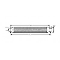 Интеркулер AVA QUALITY COOLING OLA4422