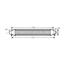 Интеркулер AVA QUALITY COOLING OLA4422