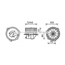 FT8418 AVA QUALITY COOLING Вентилятор салону