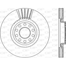BDR1942.20 OPEN PARTS Гальмівний диск