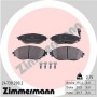 24738.200.2 ZIMMERMANN Комплект гальмівних колодок дисковий гальм