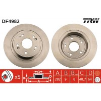 DF4982 TRW Гальмівний диск