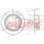 BD-1387 FREMAX Гальмівний диск