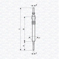 062900130304 MAGNETI MARELLI Свічка розжарювання