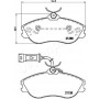 PA-0902AF JAPANPARTS Комплект гальмівних колодок дисковий гальм