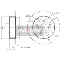19-2353 MAXGEAR Гальмівний диск