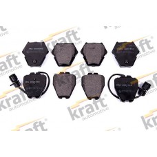 6000392 KRAFT AUTOMOTIVE Комплект гальмівних колодок дисковий гальм