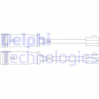 LZ0199 DELPHI Сигналізатор зносу гальмівних колодок