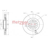6110752 METZGER Гальмівний диск