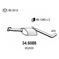 34.6088 ASSO Середній глушник вихлопних газів