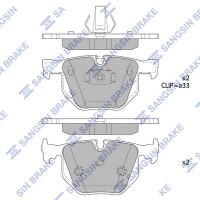 SP2165 Hi-Q Комплект гальмівних колодок дисковий гальм