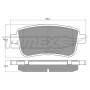 TX 16-38 TOMEX Brakes Комплект гальмівних колодок дисковий гальм