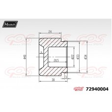 72940004 MAXTECH Поршень корпус скоби гальма