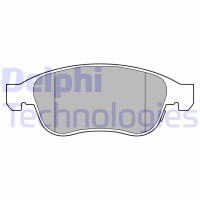 LP3588 DELPHI Комплект гальмівних колодок дисковий гальм