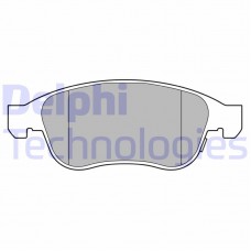 LP3588 DELPHI Комплект гальмівних колодок дисковий гальм