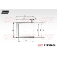 72952006 MAXTECH Поршень корпус скоби гальма