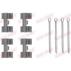 109-0969 QUICK BRAKE Комплектуючі колодки дискового гальма